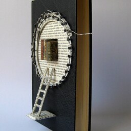 Emily Dickinson Book Art Sculpture - Unique Wall - thumbnail 4