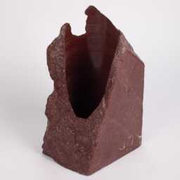 Handmade Burgundy Marble Wine Bottle Holder Unique Rack - thumbnail 4