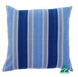 Hamptons Style Cushion Cover, Cover Only, Blue Striped Pillow, Pillow, Scatter - thumbnail 1