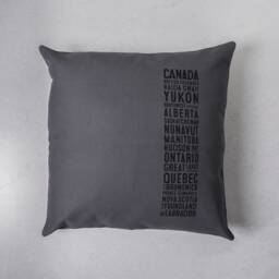 Canada Pillow Cover Souvenir Provinces Region Travel Typography Cushion - thumbnail 3