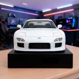 Mazda Rx-7Car Alarm Clock - Realistic Engine Sound, Handmade, Car Enthusiast Gift - thumbnail 3