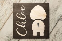 Personalized Cockapoo Dog Leash Holder, Custom Pet Name Sign For Lover Birthday Christmas Gift - thumbnail 1