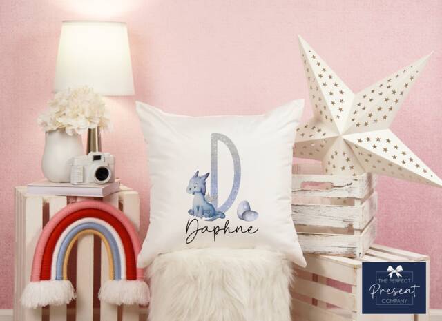 Personalised Dragon Cushion - Girls Boys Kids Birthday Gift Bedroom Decor - image 1