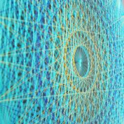 Sacred Geaometry String Art Universe New Wall Decor Mandala Home Pictures Cosmos Illustration Hanging Spiritual Zen - thumbnail 2