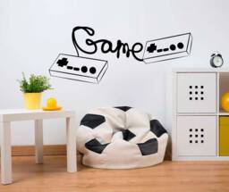 Play Zone Gamepads Wall Decal Vinyl Sticker Video Games Home Playroom Decor - 140Nr - thumbnail 1