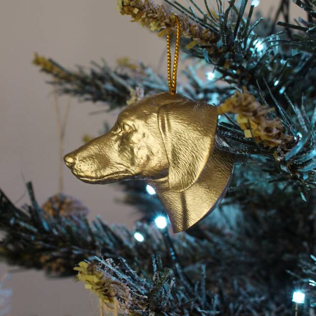 Dachshund Christmas Ornament - Handmade 3D Dog Tree Decor - image 1