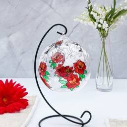 Hand-Painted Cat Candle Holder Glass Tealight, Lover Gift - thumbnail 4