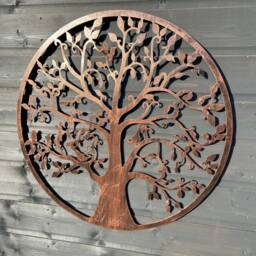 Handmade Bronze Tree Of Life Wall Art Indoors/Outdoors 40cm - thumbnail 4