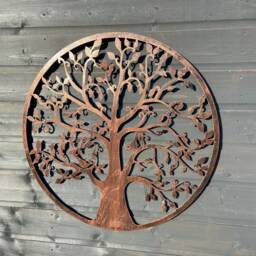 Handmade Bronze Tree Of Life Wall Art Indoors/Outdoors 40cm - thumbnail 2