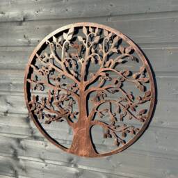 Handmade Bronze Tree Of Life Wall Art Indoors/Outdoors 40cm - thumbnail 3