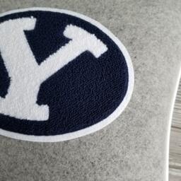 Byu, Oval Y Letterman Pillow, Brigham Young University, Byu Cougars - thumbnail 3