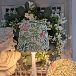Cordless Touch Lampbeautiful Decoupaged William Morris Inspired Sweet Briar Usb Rechargeable Table Lamp. Lamp.portable - thumbnail 1