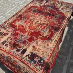 Authentic Persian Kantha Quilt Hand Stitched Vintage Cotton Bedspread Reversible Throw Blanket Ethnic Style - thumbnail 3