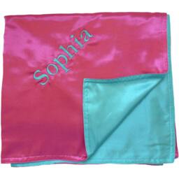 Satin Baby Blanket - Embroidered & Personalized To Your Specifications