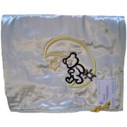 Satin Baby Blanket - Embroidered & Personalized To Your Specifications - thumbnail 4