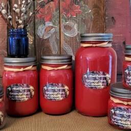 Oakmoss & Amber Soy Candle Hand-Poured Maine Farmhouse Candle - thumbnail 2