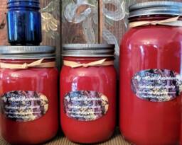 Oakmoss & Amber Soy Candle Hand-Poured Maine Farmhouse Candle - thumbnail 1