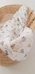 Muslin Baby Swaddle Scarf Perfect Wrap Blanket For Extra Soft Gots Organic Cotton Lightweight - thumbnail 1