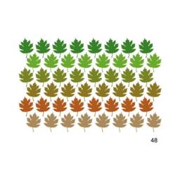 Leaves Wall Decal, Sticker, Decor, Autumn Spring Living Room Home Decor - thumbnail 4
