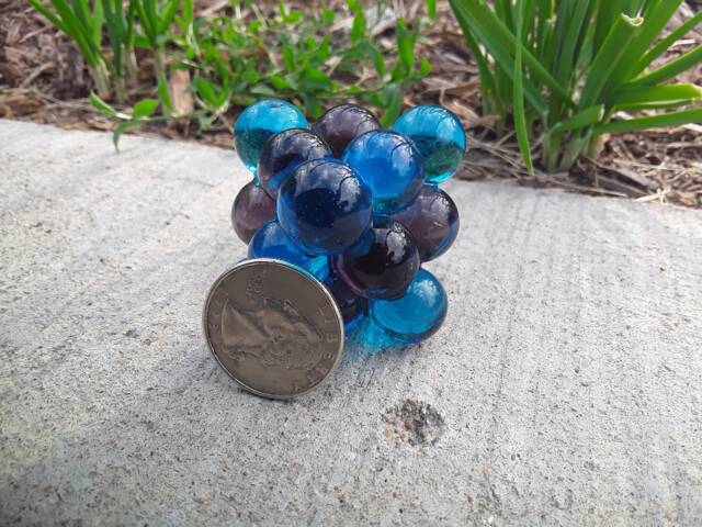 Aqua Purple Mini-Hedron - image 1