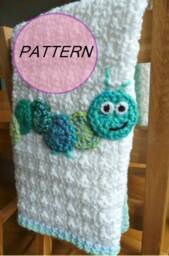 Pattern Caterpillar Crochet Blanket Pattern - thumbnail 1