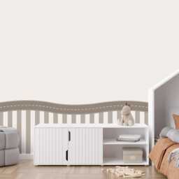 Road Border Wall Stickers, Peel Stick Vinyl Strips For Kids Bedroom Nursery Decor - thumbnail 4
