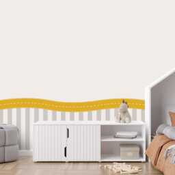 Road Border Wall Stickers, Peel Stick Vinyl Strips For Kids Bedroom Nursery Decor - thumbnail 3