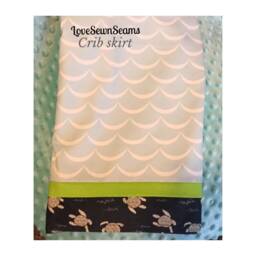 Sea Turtle Quilt/Sea Turtle Matching Items Available/Baby Quilt/Handmade Quilt/Sea Nursery/Sea Blanket/Sea - thumbnail 4
