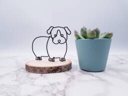 Wire Sculpture Of Guinea Pig - thumbnail 1