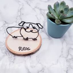 Wire Sculpture Of Guinea Pig - thumbnail 3