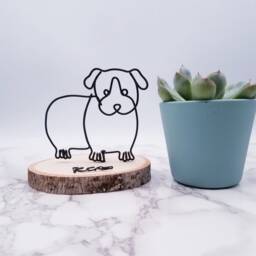 Wire Sculpture Of Guinea Pig - thumbnail 2