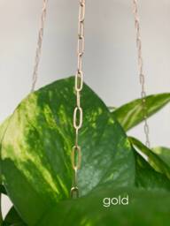 Paperclip Chain Plant Hanger(1 Choice Of Finish. 32