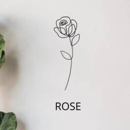 Metal Wall Art Spring Flowers Home Decor, Aesthetic Rose Tulip Daffodil Botanical Wire Nursery Garden Decor Gifts - thumbnail 2