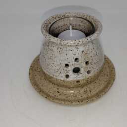 Handmade Ceramic Pottery Votive Candle Holder - thumbnail 3