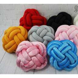 "Knot Pillow For Baby Room Scandinavian Home Decor Throw Baby Nursery Decorative Cushion Size 13, 78""x13, 78" - thumbnail 1