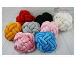 "Knot Pillow For Baby Room Scandinavian Home Decor Throw Baby Nursery Decorative Cushion Size 13, 78""x13, 78" - thumbnail 2
