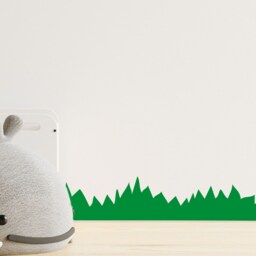Grass Border Wall Sticker, Jungle Stickers, Safari Room Decor, Nursery, Themed Room - thumbnail 2