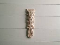 Corbel Of Wood, Unpainted, Decorative Carved Wooden Corbel, 1Pc, Home Wall Embellishments, Wood Wall Art Decor - thumbnail 1