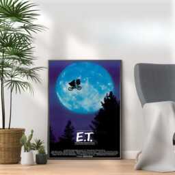 Et Movie Poster - Vintage 80S Film Print, Retro Home Decor - thumbnail 1
