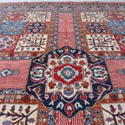 8'4x10'2 Ft Luxury Farmhouse Rug - Handmade Medallion Wool Afghan New Mamluk Design Area Rug, Bedroom Livingroom Office D??cor - thumbnail 3