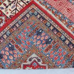 8'4x10'2 Ft Luxury Farmhouse Rug - Handmade Medallion Wool Afghan New Mamluk Design Area Rug, Bedroom Livingroom Office D??cor - thumbnail 4