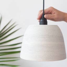 Pendant Light For Kitchen - Ceramic Pendant Lighting Shade Handmade Lampshade - thumbnail 2