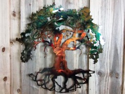 Tree Of Life Metal Wall Art, Family Tree, Roots, House Warming Gift, Mother's Day Gift - thumbnail 1