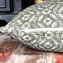 1618. Martheline Oregano - Linen/Cotton Cushion Cover - thumbnail 2