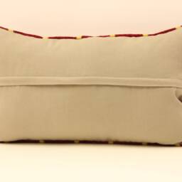 12x20 Turkish Kilim Lumbar Pillow Boho Pillow Bohemian Cushion Navajo Rugturkish Cover Armchair Case 4Oef-53 - thumbnail 4