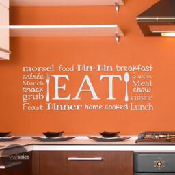 Eat Kitchen Collage Vinyl Wall Decal Sticker - thumbnail 2
