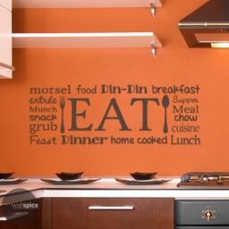 Eat Kitchen Collage Vinyl Wall Decal Sticker - thumbnail 3