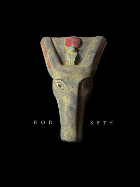 Handcrafted God Seth Statue Authentic Egyptian Decor - image 1