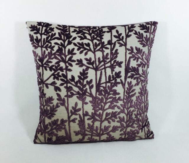 Voyage - Batur Fig Stunning Woven Velvet Cushion Cover Throw Pillow Designer Home Decor - image 1