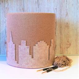 Beige Ceiling Lamp. Pendant Chandelier. Children's Lampshade. Children's Room Lighting - thumbnail 1